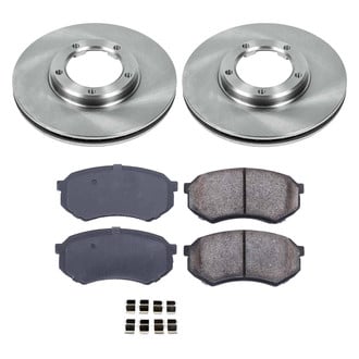 Callahan Brake Parts® - Plain Front Brake Kit