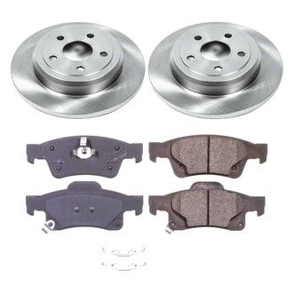 Callahan Brake Parts® - Plain Rear Brake Kit