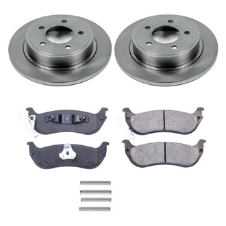 Callahan Brake Parts® - Plain Rear Brake Kit