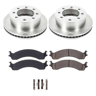Callahan Brake Parts® - Plain Front Brake Kit