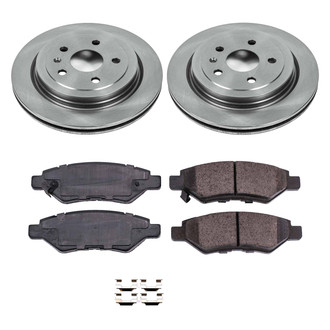 Callahan Brake Parts® - Plain Rear Brake Kit
