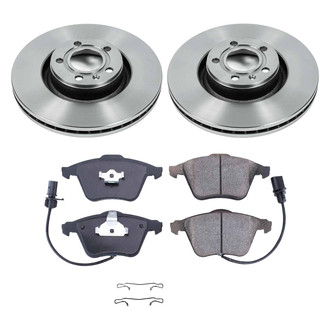 Callahan Brake Parts® - Plain Front Brake Kit