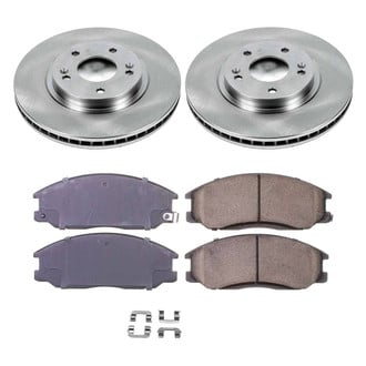 Callahan Brake Parts® - Plain Front Brake Kit