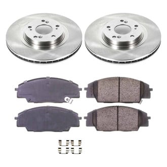 Callahan Brake Parts® - Plain Front Brake Kit