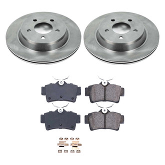 Callahan Brake Parts® - Plain Rear Brake Kit