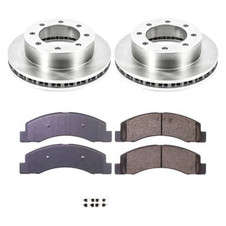 Callahan Brake Parts® - Plain Front Brake Kit