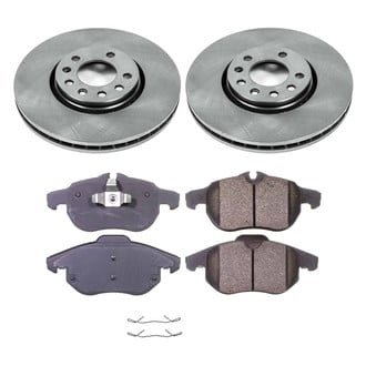 Callahan Brake Parts® - Plain Front Brake Kit