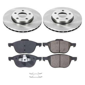 Callahan Brake Parts® - Plain Front Brake Kit
