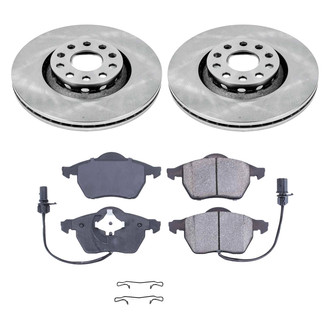 Callahan Brake Parts® - Plain Front Brake Kit
