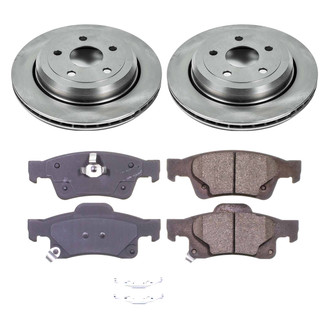 Callahan Brake Parts® - Plain Rear Brake Kit