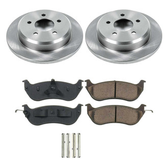 Callahan Brake Parts® - Plain Rear Brake Kit