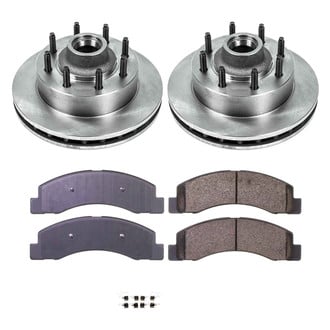 Callahan Brake Parts® - Plain Front Brake Kit