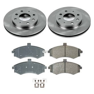 Callahan Brake Parts® - Plain Front Brake Kit
