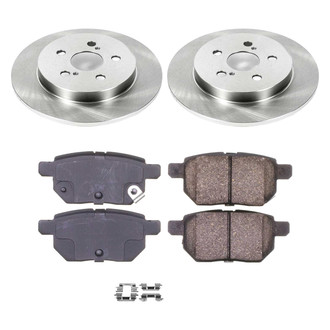 Callahan Brake Parts® - Plain Rear Brake Kit
