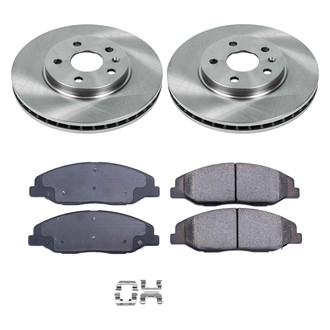 Callahan Brake Parts® - Plain Front Brake Kit