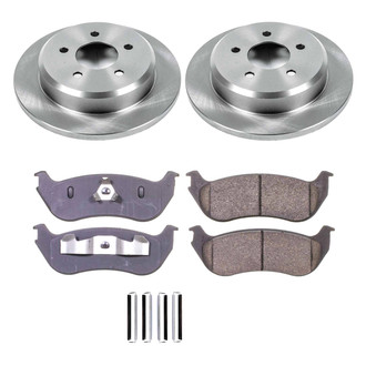 Callahan Brake Parts® - Plain Rear Brake Kit