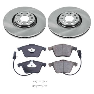 Callahan Brake Parts® - Plain Front Brake Kit