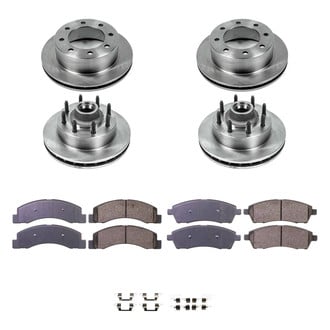 Callahan Brake Parts® - Plain Front and Rear Brake Kit