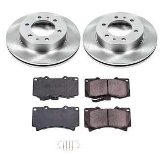 Callahan Brake Parts® - Plain Front Brake Kit