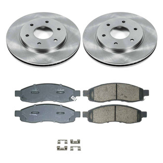 Callahan Brake Parts® - Plain Front Brake Kit