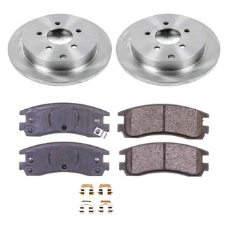 Callahan Brake Parts® - Plain Rear Brake Kit