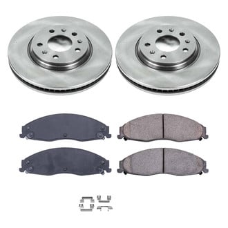 Callahan Brake Parts® - Plain Front Brake Kit