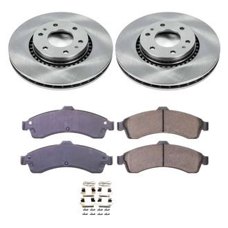 Callahan Brake Parts® - Plain Front Brake Kit