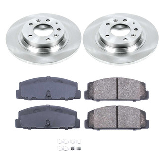 Callahan Brake Parts® - Plain Rear Brake Kit