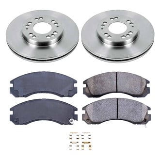 Callahan Brake Parts® - Plain Front Brake Kit
