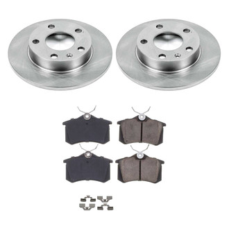 Callahan Brake Parts® - Plain Rear Brake Kit