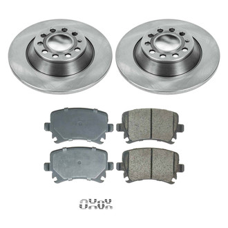 Callahan Brake Parts® - Plain Rear Brake Kit