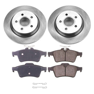 Callahan Brake Parts® - Plain Rear Brake Kit