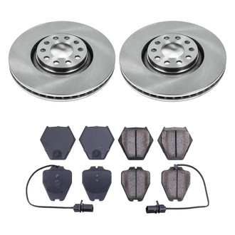 Callahan Brake Parts® - Plain Front Brake Kit