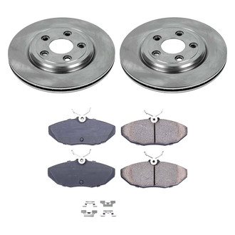 Callahan Brake Parts® - Plain Rear Brake Kit