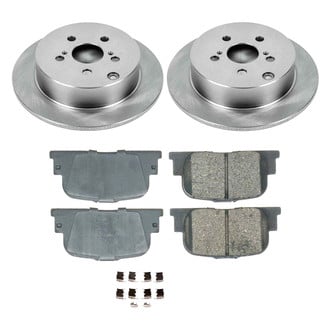 Callahan Brake Parts® - Plain Rear Brake Kit