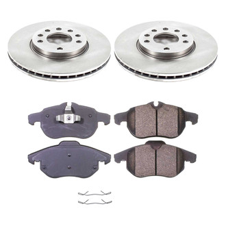 Callahan Brake Parts® - Plain Front Brake Kit