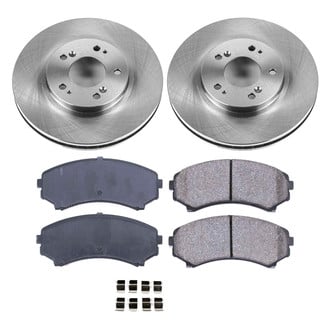 Callahan Brake Parts® - Plain Front Brake Kit