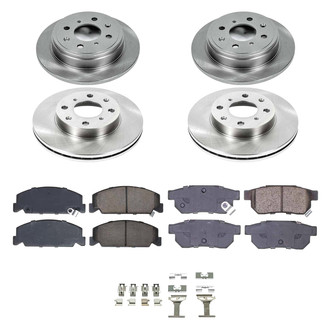 Callahan Brake Parts® - Plain Brake Kit