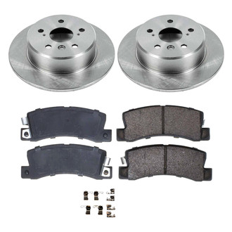 Callahan Brake Parts® - Plain Rear Brake Kit