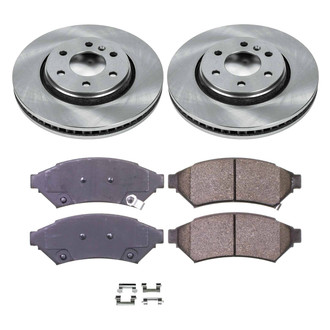 Callahan Brake Parts® - Plain Front Brake Kit