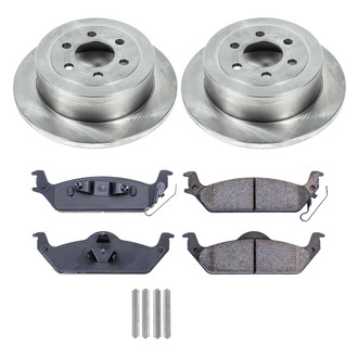 Callahan Brake Parts® - Plain Rear Brake Kit