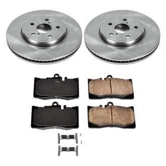 Callahan Brake Parts® - Plain Front Brake Kit