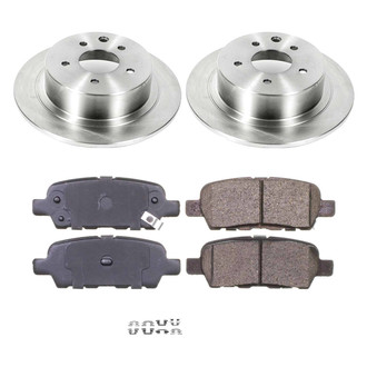 Callahan Brake Parts® - Plain Rear Brake Kit
