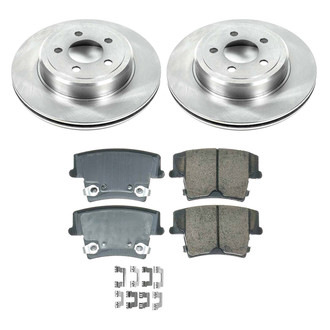 Callahan Brake Parts® - Plain Rear Brake Kit