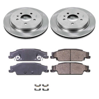 Callahan Brake Parts® - Plain Rear Brake Kit