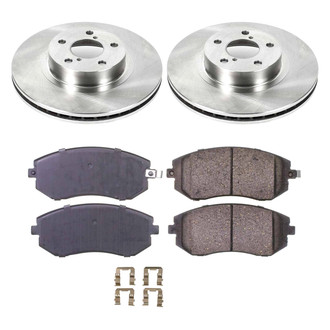 Callahan Brake Parts® - Plain Front Brake Kit