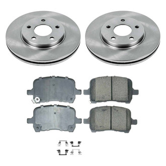 Callahan Brake Parts® - Plain Front Brake Kit