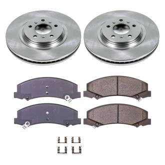 Callahan Brake Parts® - Plain Front Brake Kit