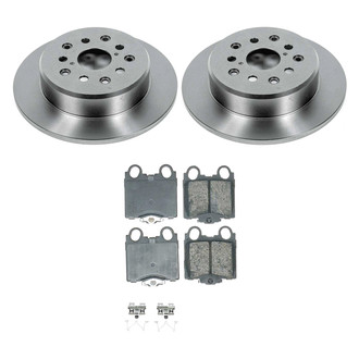 Callahan Brake Parts® - Plain Rear Brake Kit