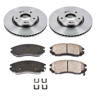 Callahan Brake Parts® - Plain Front Brake Kit